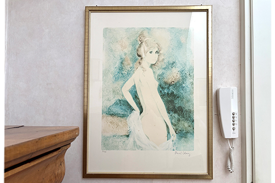 1 STAMPA DI BERNARD CHAROY, NUMERATA 22 DI 175, RAFFIGURANTE “BUSTO DI DONNA” DIM. 60x75 CM