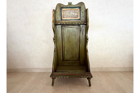 1 FUCILIERA IN LEGNO DIM. 54x123x36 CM