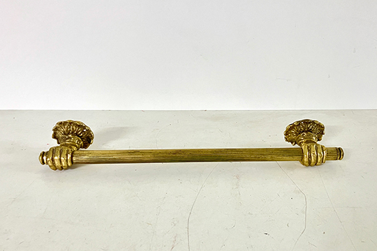 1 MANIGLIONE IN OTTONE PER PORTONE DIM. 52x8x10 CM