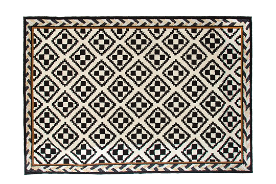1 TAPPETO FIRMATO MACKENZIE-CHILDS, TESSUTO SINTETICO DIM. 150x240 CM