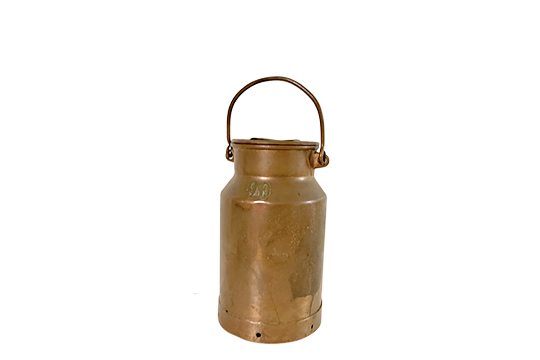 1 CONTENITORE PER IL LATTE IN RAME “90” DIM. 22x40 CM