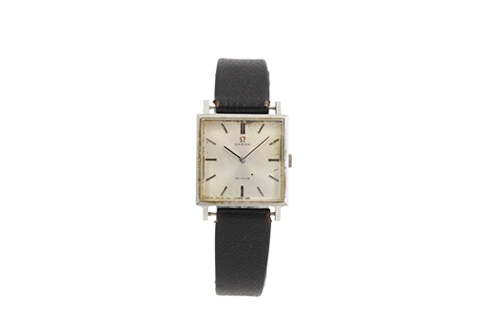 1 OROLOGIO OMEGA DE VILLE SQUARE MEN MECCANICO REF. 111.071 CON CASSA IN ACCIAIO CINTURINO IN PELLE (N.C.F.)