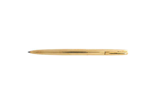 1 PENNA A SFERA SHEAFFER “IMPERIAL 797” IN METALLO LAMINATO ORO 12 KR. (FUNZIONANTE)
