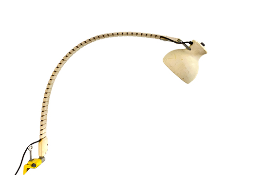1 LAMPADA DA SCRIVANIA “FLEX” MOD. 659 ELIO MARTINELLI PER MARTINELLI LUCE, PICCOLI DIFETTI DIM. 110x17 CM