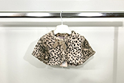 1 COPRISPALLE PER BAMBINA BLUEMARINE BABY, TESSUTO SINTETICO LEOPARDATO, TAGLIA 24 MESI
